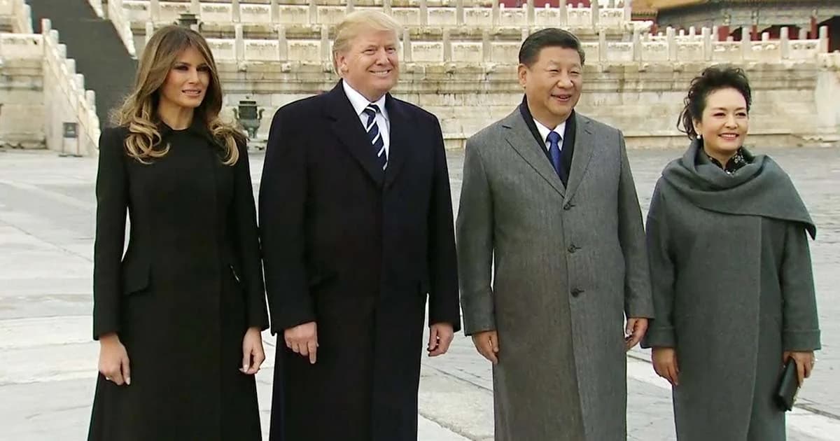 ทรัมป์ชื่นมื่น ! จีนต้อนรับยิ่งใหญ่ เยี่ยมชมพระราชวังต้องห้าม