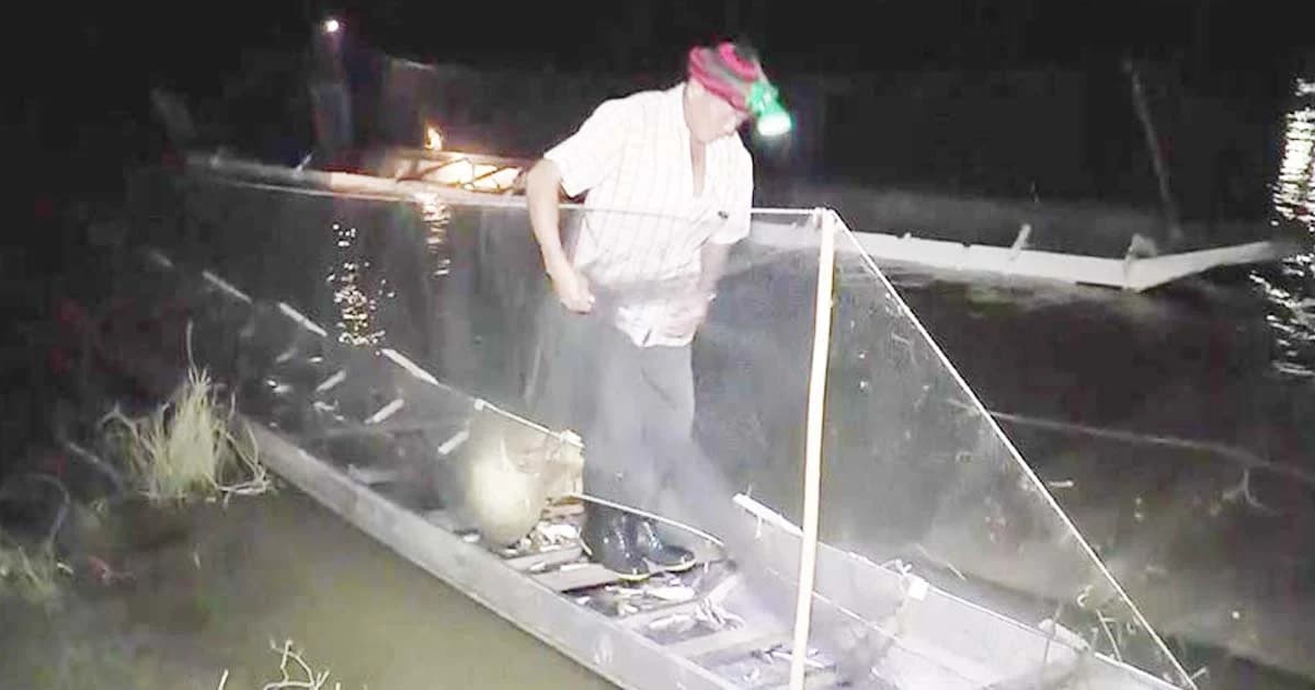 เรือผีหลอก ! หาปลาสไตล์ปราชญ์ชาวบ้าน จับปลาได้มาก ไม่ทำลายสิ่งแวดล้อม