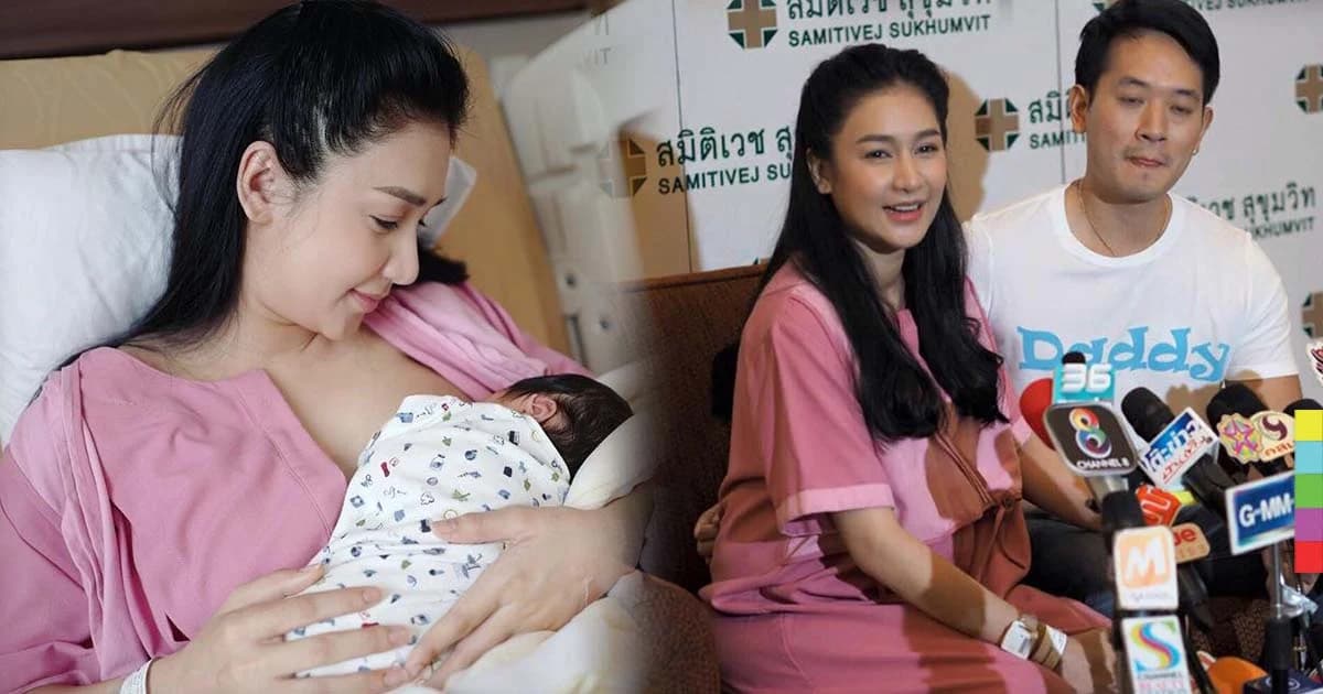เนย ควง ไฮโซอาร์ม เปิดใจวินาทีคลอดลูกชาย ตั้งชื่อ น้อง อคิณ แพลนมีลูกผู้หญิงอีกคน