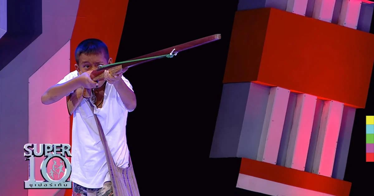 ‘กาฟรี่ Super10’ สไนเปอร์หนังสติ๊ก โชว์ความแม่น ช่วยพ่อปลดหนี้