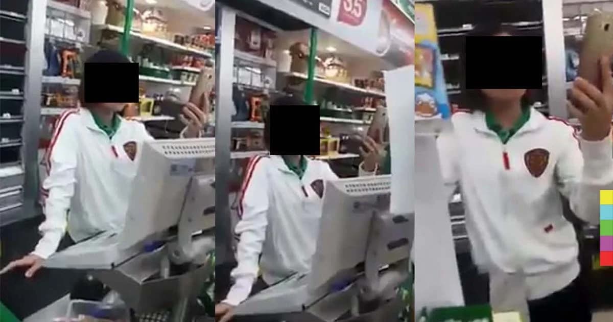 เถียงเสียงแข็ง ! สาวพนักงานร้านปะทะฝีปากลูกค้า ไม่พอใจซื้อน้ำตาลเกิน 6 ถุง