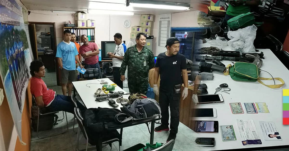 ตร.สตูลจับกุม “เครือข่ายก่อการร้าย” ยึด M16 และกระสุนจำนวนมาก