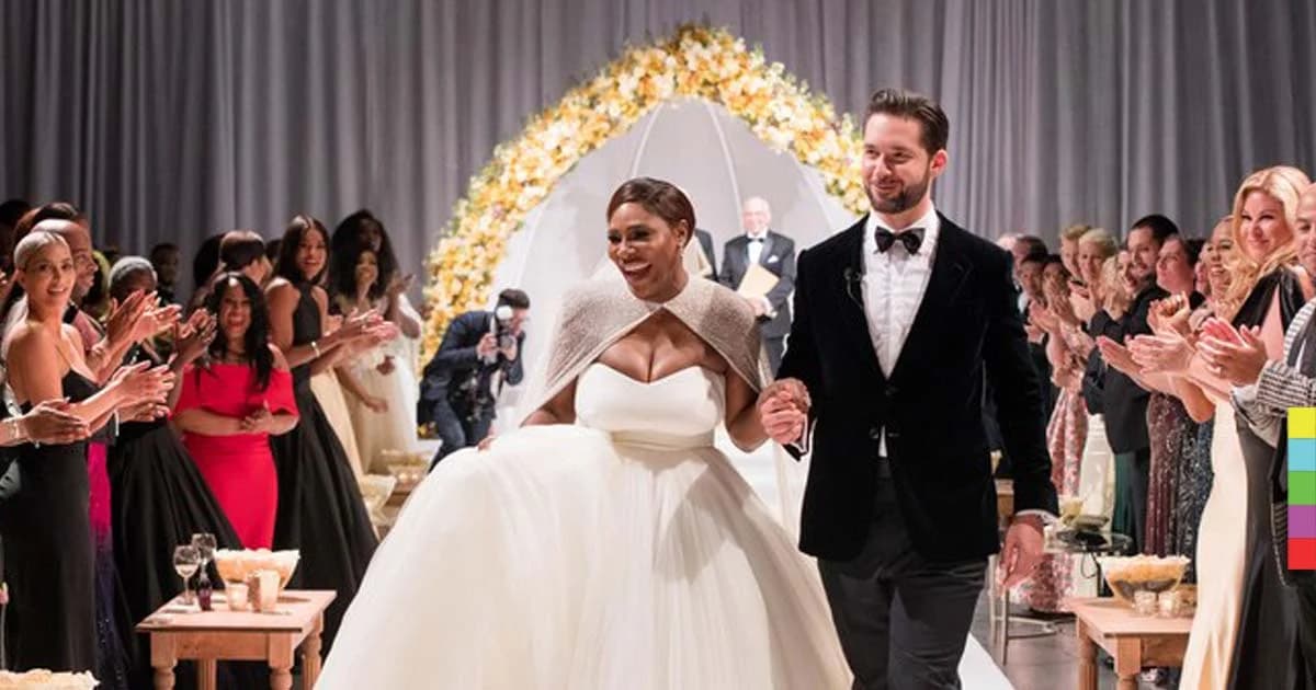 ‘เซเรนา’ สลัดภาพนักเทนนิสมือ 1 ของโลก สวมชุดเจ้าสาวดุจเจ้าหญิง