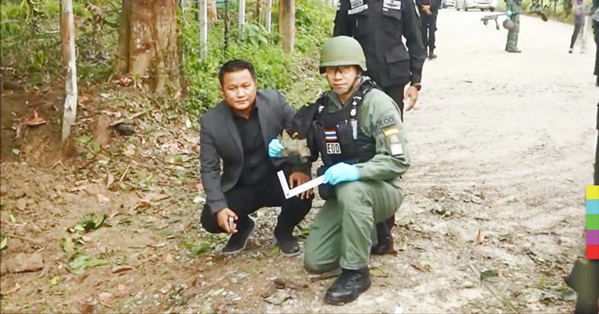 ผิดคิว ! ตั้งใจป่วนนราฯ วางระเบิด 50 กก. ฝนตกทำชนวนลัดวงจร