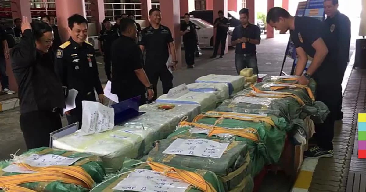 ปส.โชว์ผลงาน ยึดยาบ้า 4 ล้านเม็ด จับผู้ต้องหา 10 คน