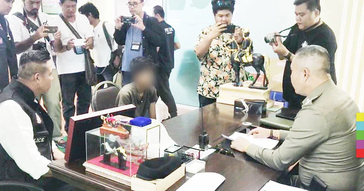 จับได้แล้ว ! โจ๋วิ่งราวแหม่ม ฉกไอโฟน 6 ไปขาย อ้างหาเงินประกันแฟนสาว