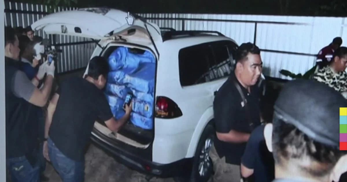 จับผู้ต้องหาคดีขนยาบ้า 6 ล้านเม็ด