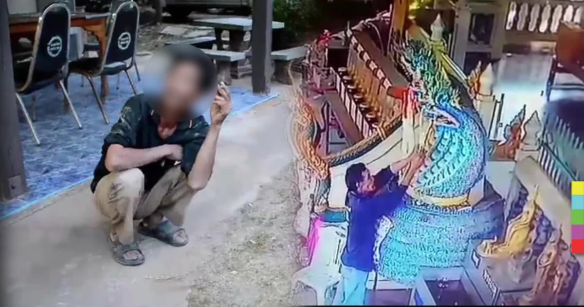 โจรใจบาป! ลักเงินลิ้นนาควัดหลวงพ่อนาคบ้านผือ