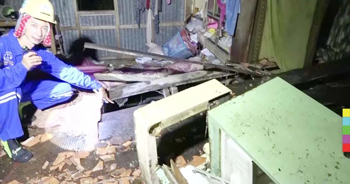 บ้านถล่มหลังฝนตกหนัก ผู้ว่าฯ เตือน 4 อำเภอในยะลา ดินโคลนถล่ม