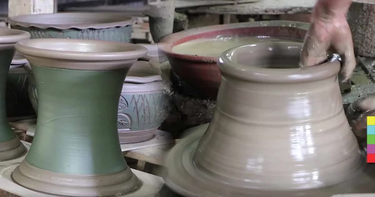 ภูมิปัญญาไทย!! เครื่องปั้นดินเผาทำเอง บ้านท่าโพธิ์