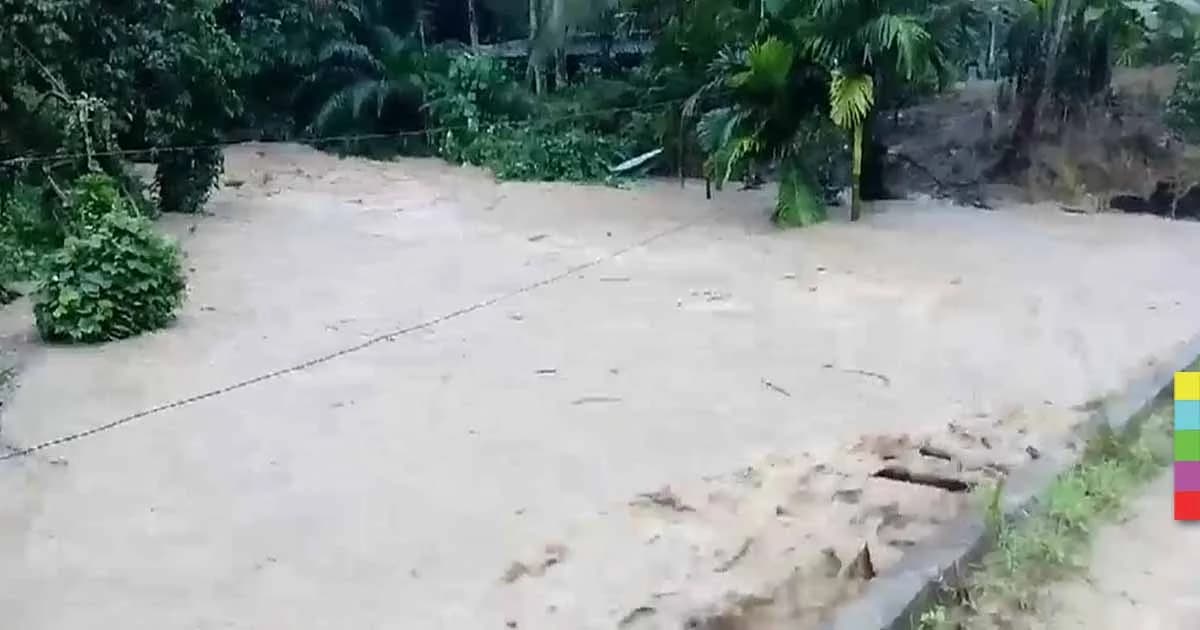 น้ำป่าอุทยานแก่งกรุ่งไหลหลาก หลังฝนถล่มหนักกว่า 3 ชม.