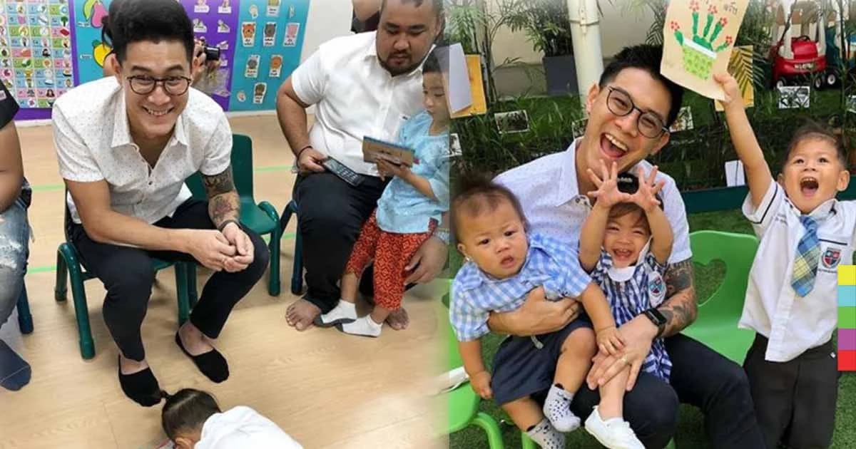 คุณพ่อลูก 3 “กาย รัชชานนท์” ปลื้มเมื่อไปงานวันพ่อที่โรงเรียนลูก