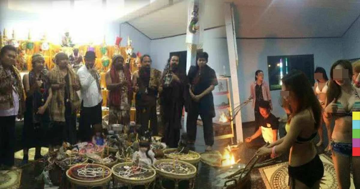 ฤาษีจ้างแก๊งสาวโคโยตี้ใส่บิกินี่ ร่วมวงปลุกเสกของขลัง