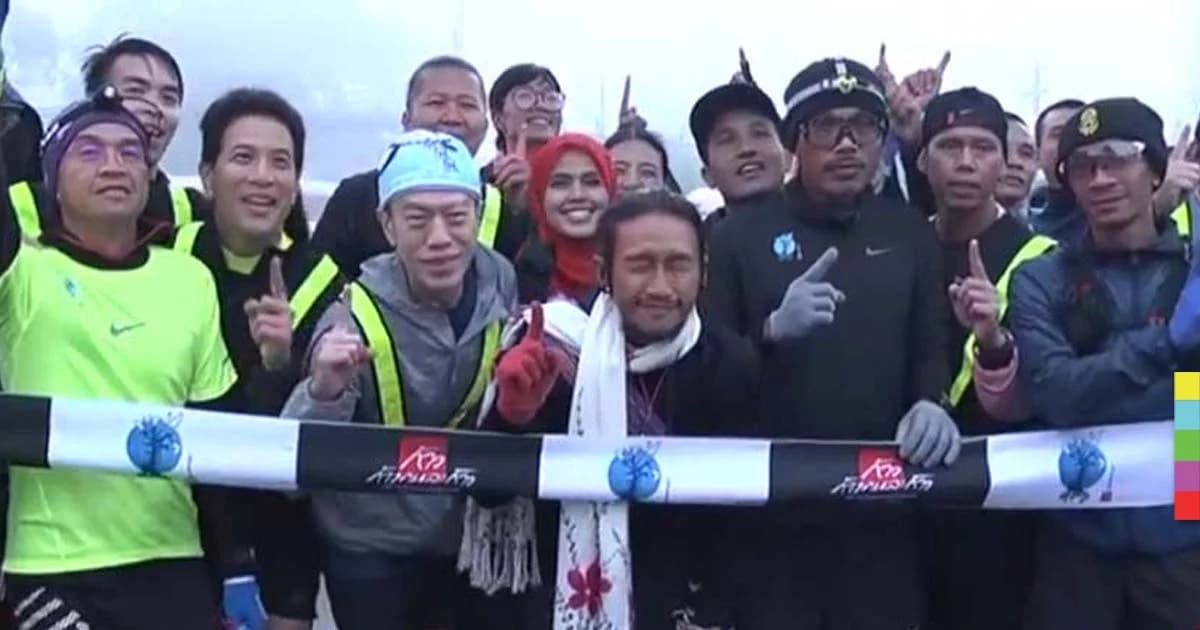 นับถอยหลัง 3 วัน ก้าวถึงเส้นชัย ! “ตูน” วิ่งฝ่าหมอกพะเยา – นายกฯ อวยพร