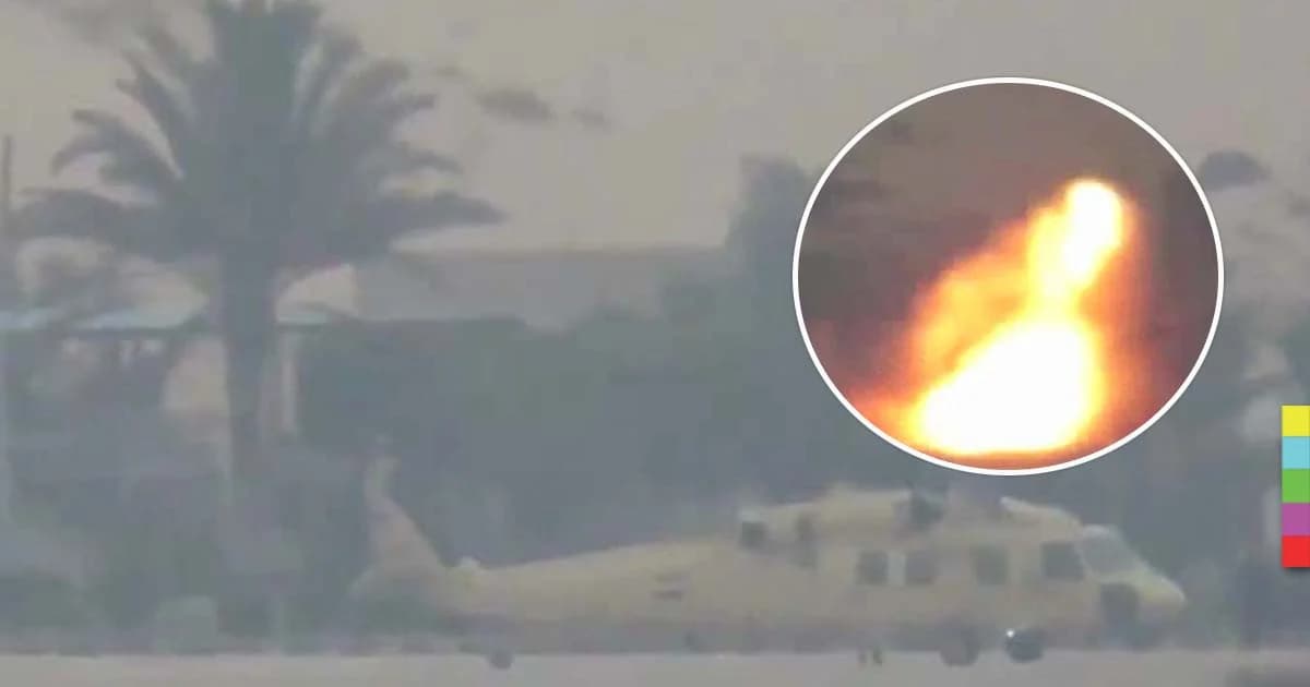 เปิดภาพ ‘ไอซิส’ คลิปยิงจรวดทำลายเฮลิคอปเตอร์ของอียิปต์ นักบินดับ 2