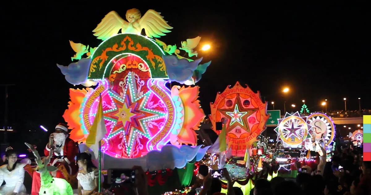 ‘แห่ดาวคริสต์มาส’ ประเพณีหนึ่งเดียวในไทยที่จ.สกลนคร