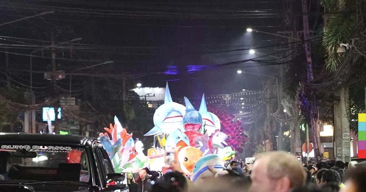 นทท.เฮ ! พาเหรดสัตว์บุกถนนนิมมานฯ สร้างสีสันเทศกาลความสุข