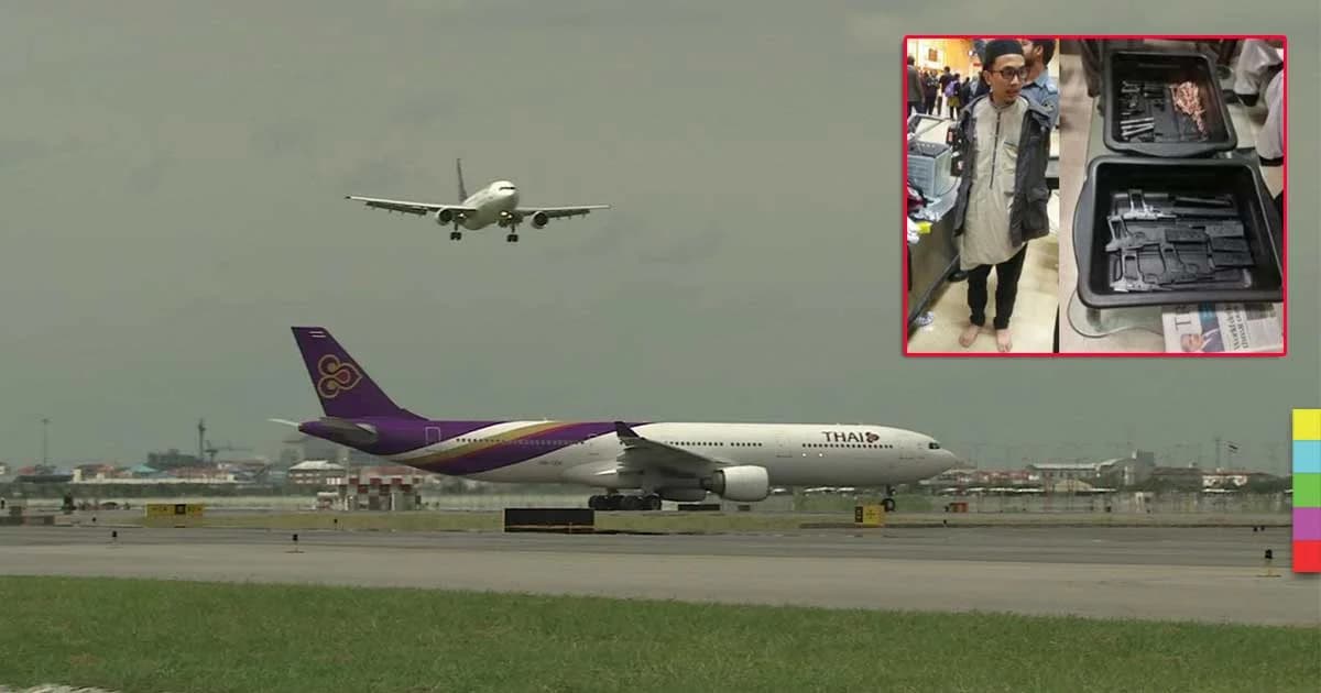 ‘บิ๊กป้อม’ ยัน ‘หนุ่มมาเลย์’ ซุกปืนไม่จี้เครื่องบิน!