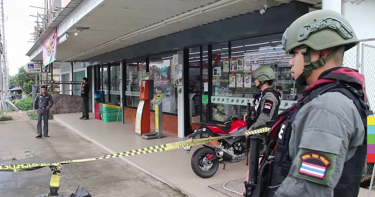 คนร้ายบุกเดี่ยว! ชิงเงินร้านสะดวกซื้อ จ.ยะลา