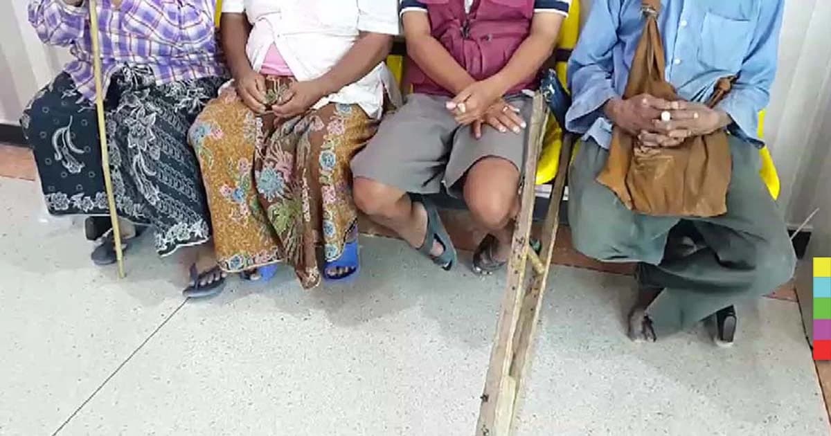 กะเผลกไม่ได้แล้ว ! ขอทานหนีกระเจิง เจอ จนท.บุกจับในวัดดัง