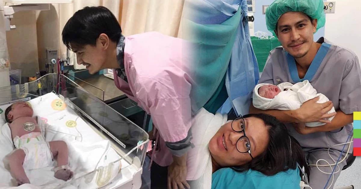 เตรียมไว้หนวดรอ ! “น้ำ รพีภัทร” เฮ ภรรยาคลอดลูกสาว “น้องมารีน”