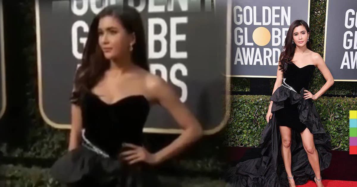 “ปู ไปรยา” ดาราไทยเพียงหนึ่งเดียวบนพรมแดง งานลูกโลกทองคำ 2018