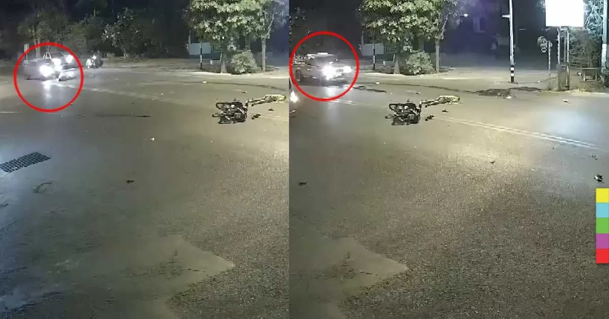 เจอตัวแล้ว ! กระบะตีนผีขยี้ร่างหนุ่มขณะเพื่อนปั๊มหัวใจ ก่อนถอยทับซ้ำ อ้างหลบคนเจ็บ