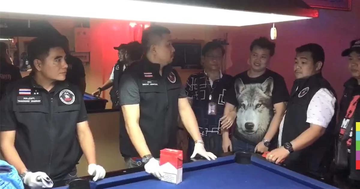 ตร.บุกจับบาร์ริมหาดจอมเทียน ลักลอบค้าประเวณี