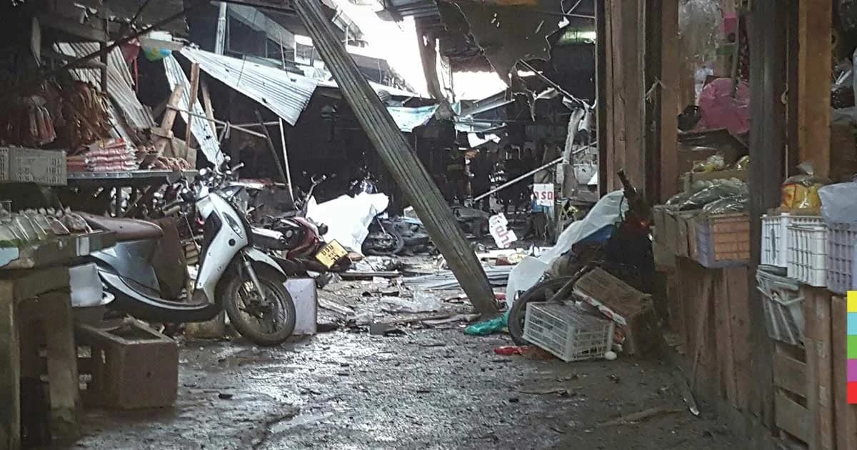 จยย.บอมบ์ตลาดพิมลชัย จ.ยะลา ตาย 3 เจ็บ 18 ราย