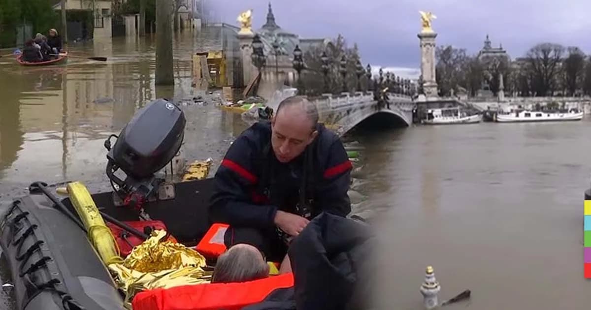 ฝรั่งเศส อพยพปชช. ขนภาพวาด-วัตถุโบราณหนีน้ำท่วม ! เสาร์นี้เฝ้าระวังต่อ