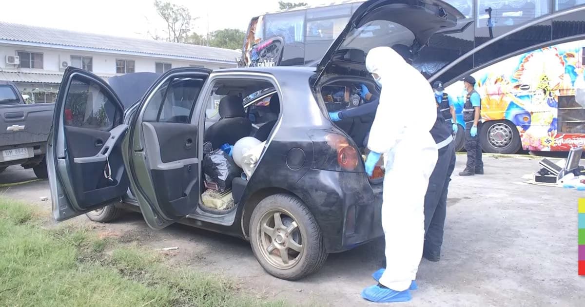 ตร.พบคราบเลือดท้ายเก๋งผู้ต้องหา ฆ่าเผานั่งยางชาวอิตาลี