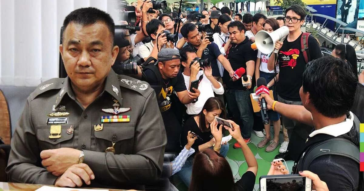 เรียกสอบ 7 นักเคลื่อนไหว ร่วมม็อบฟื้นฟู ปชต.