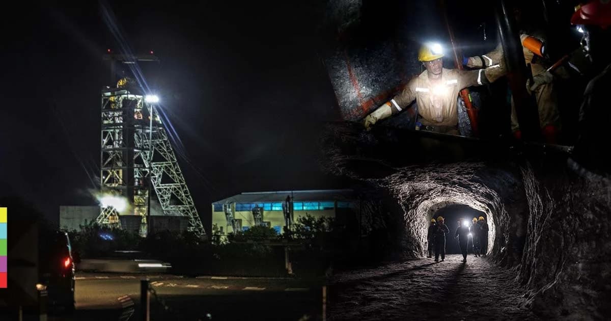 คนงานแอฟริกาใต้เกือบ 1 พันชีวิต ติดอยู่ในเหมืองทอง หลังฝนตกหนักไฟดับ