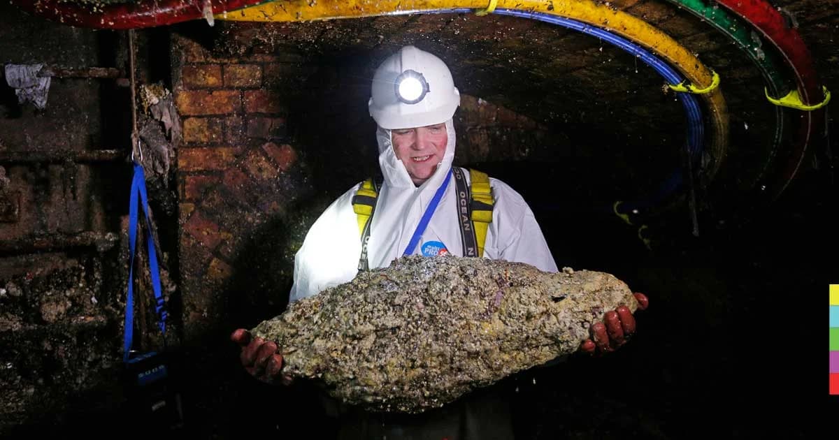 ก้อนไขมันยักษ์ในท่อสมัยวิกตอเรีย ถูกจัดแสดงในพิพิธภัณฑ์ลอนดอน