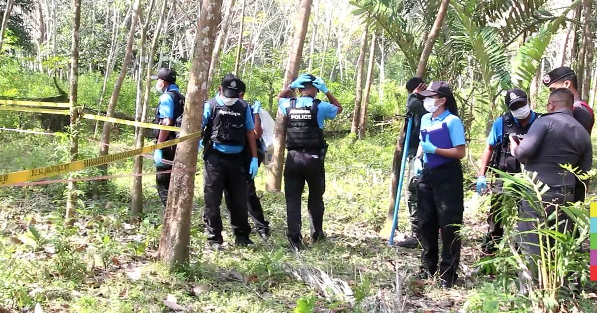 คนร้ายไล่ยิง ‘เฒ่า’ กรีดยางวัย 69 ดับกลางสวนยาง