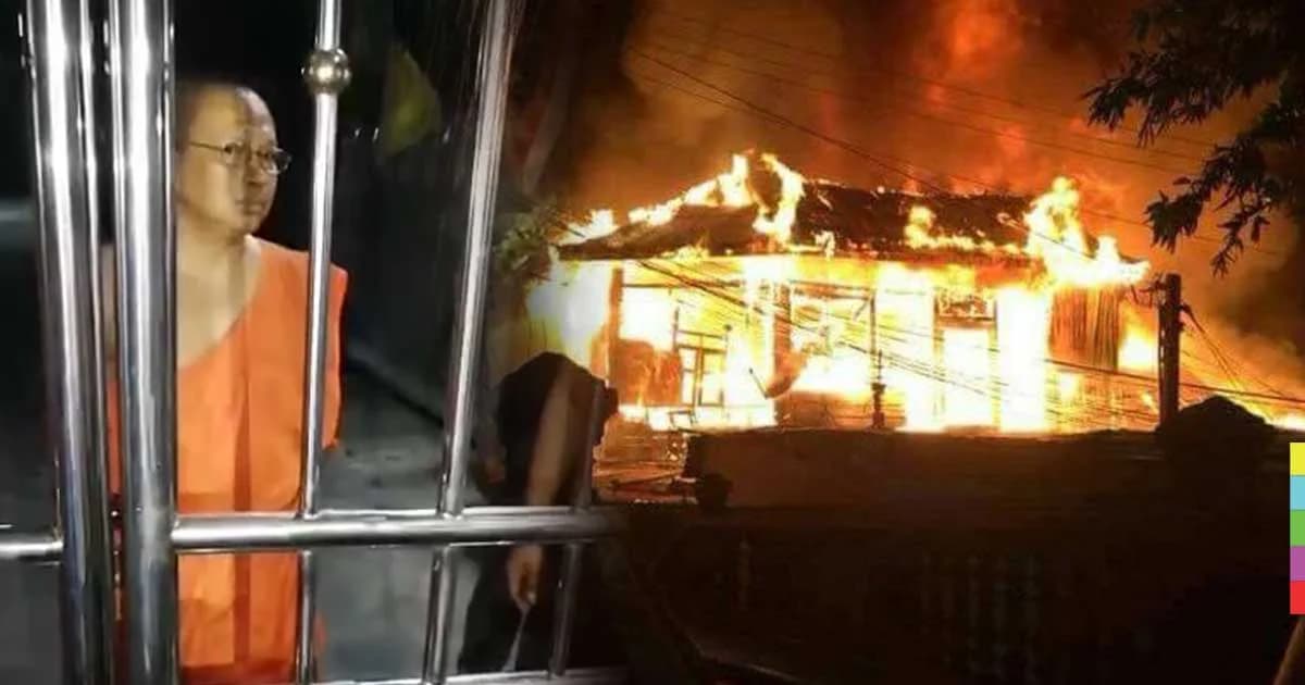 ชาวบ้านโห่ไล่พระ ! หลังไม่เปิดวัด ช่วยคนเดือดร้อนบ้านไฟไหม้