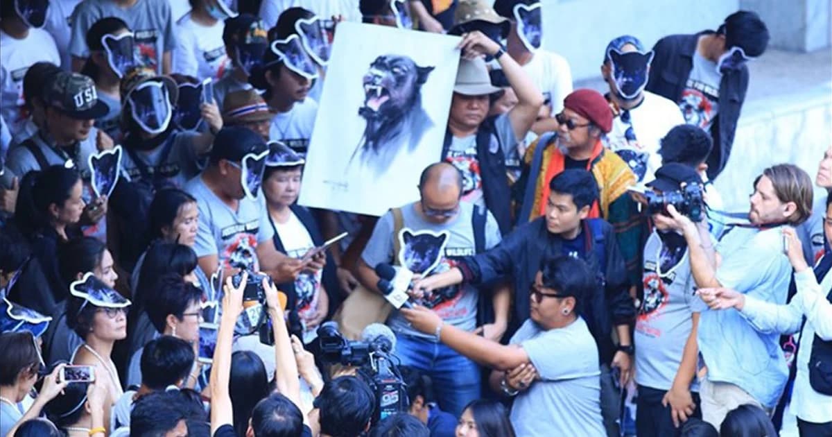 ปชช. 200 ร่วมปฏิบัติการ “เสือดำคำราม” แสดงพลังเสือดำต้องไม่ตายฟรี