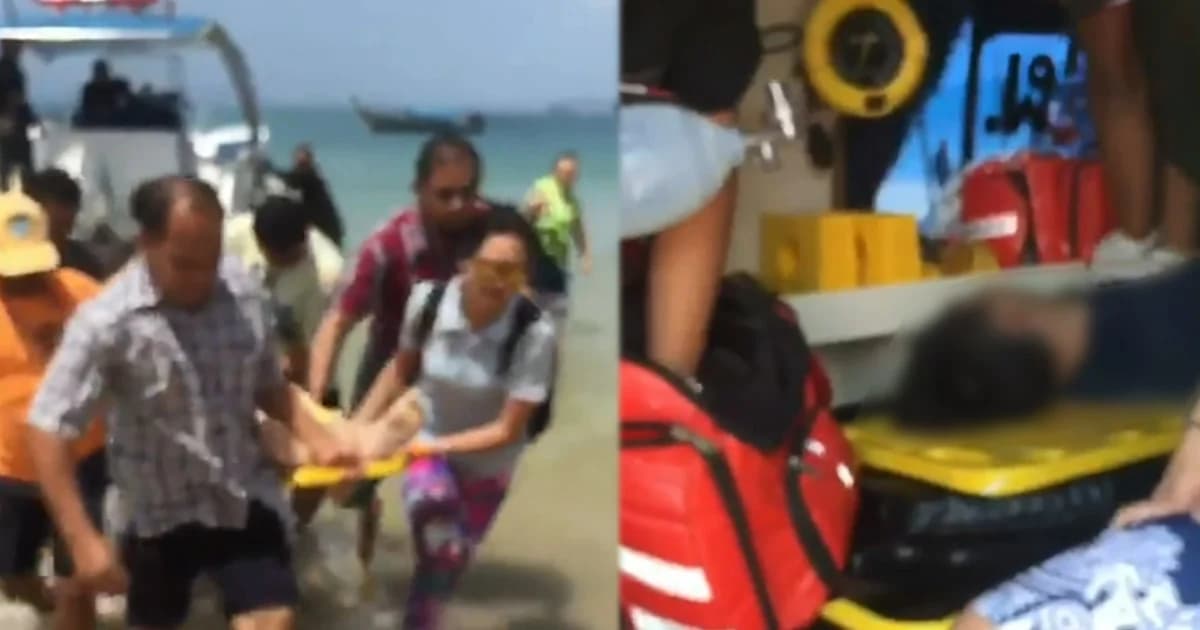 นทท.จีนจมน้ำที่เกาะสองดับ ด้าน จนท.พยายามยื้อชีวิตแล้ว