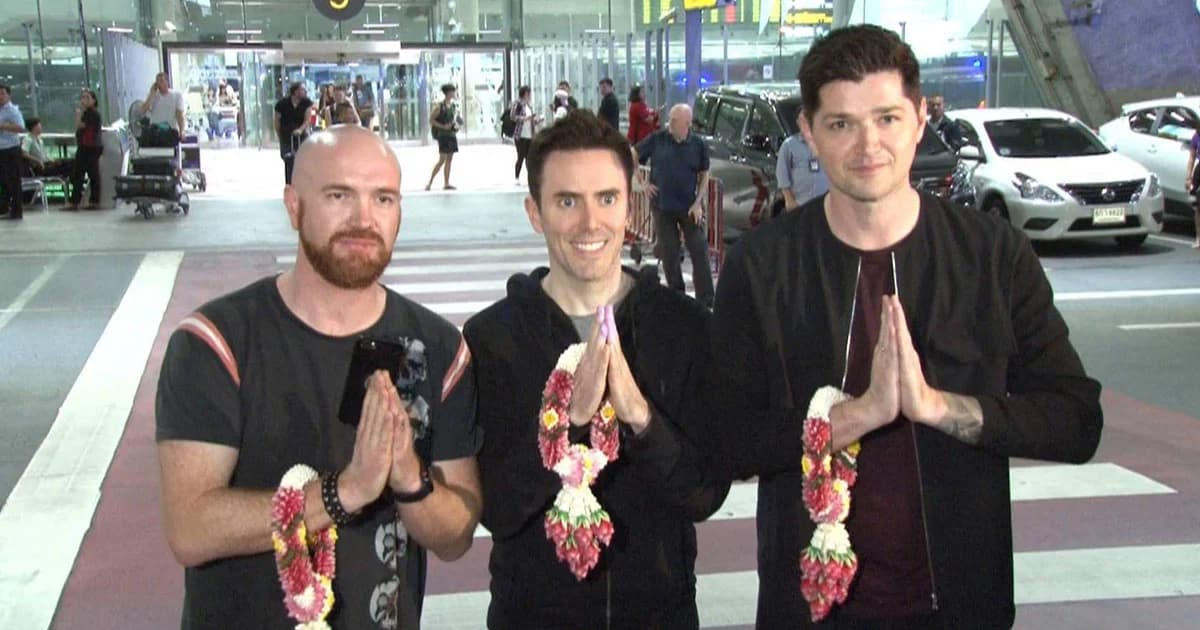 3 หนุ่ม The Script เดินทางถึงเมืองไทย พร้อมระเบิดความมันส์แล้ว