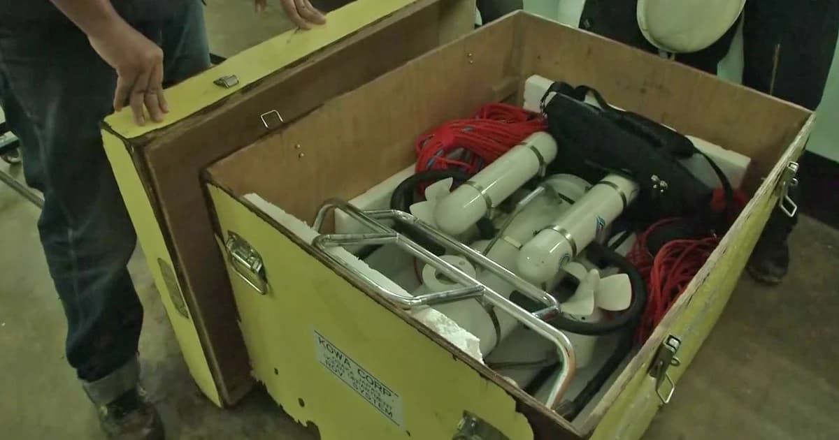 เตรียมนำหุ่นยนต์ดำน้ำค้นหา 13 ชีวิตในถ้ำหลวง