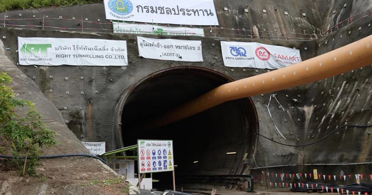 กรมชลฯ เร่งขุดเจาะอุโมงค์ส่งน้ำแม่แตง – แม่งัดฯ – แม่กวงฯ แก้ปัญหาขาดแคลนน้ำลุ่มน้ำปิง