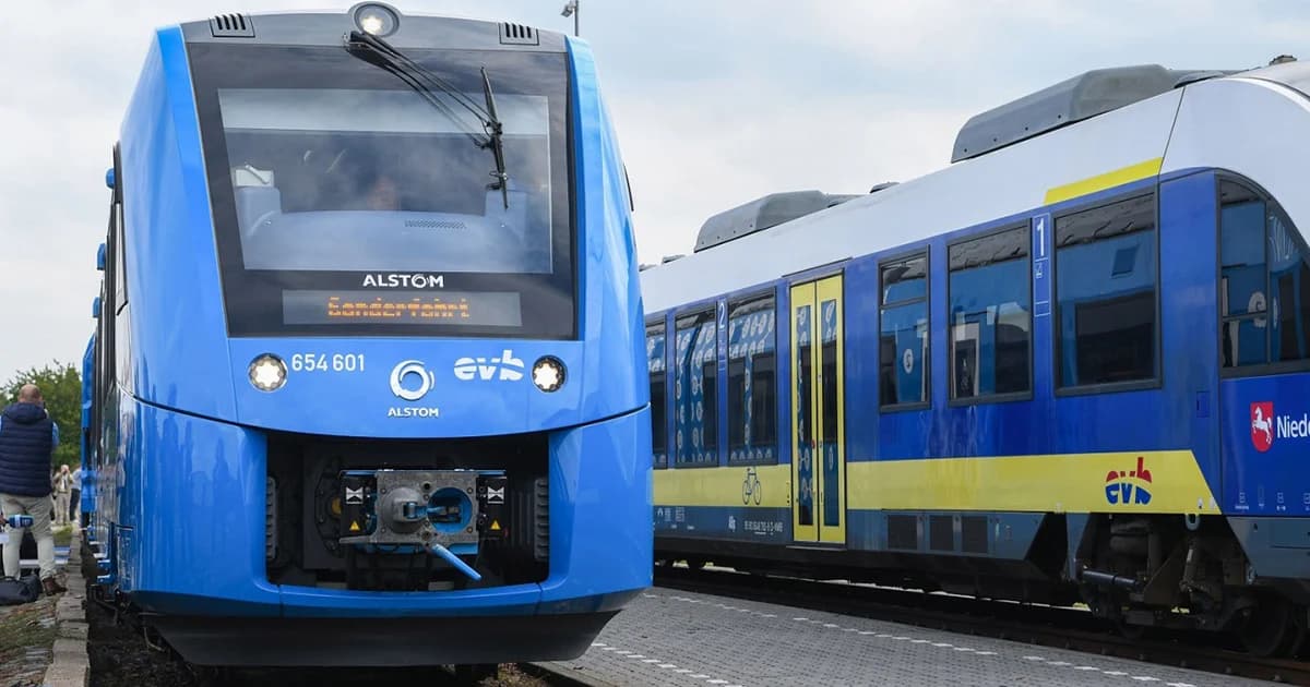 เยอรมันเตรียมให้บริการ รถไฟพลังงานไฮโดรเจน