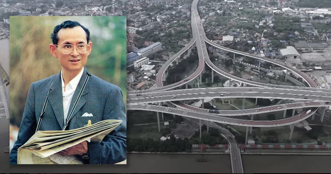 ร.9 ‘ครูวิศวกรรมจราจรของแผ่นดิน’ 16 ถนน 1 สะพาน แก้ปัญหาจราจรเมืองกรุง