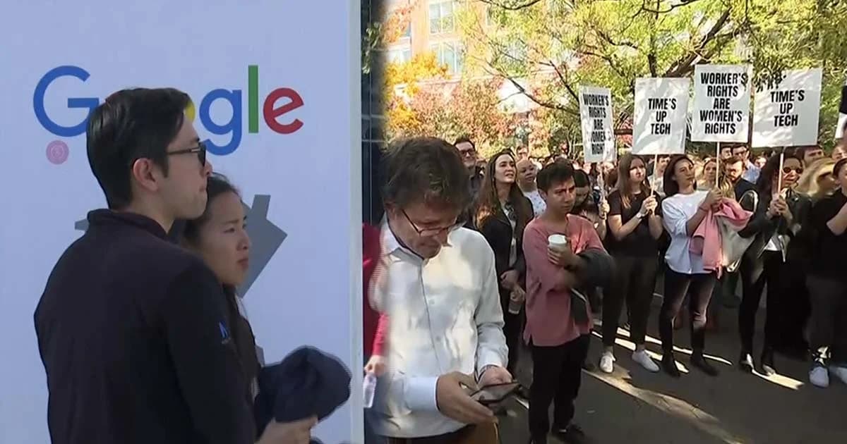 เชื่อบริษัทปิดข่าวฉาวผู้บริหาร! พนง.กูเกิลทั่วโลกลุกฮือหยุดงานประท้วง