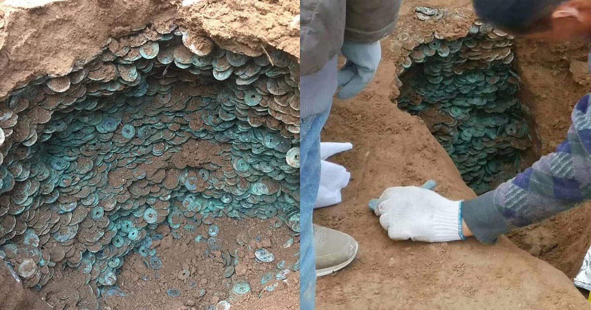 พบเหรียญโบราณสมัยราชวงศ์ซ่ง ในมณฑลส่านซี