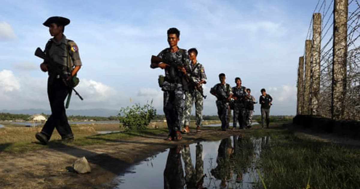 เจ้าหน้าที่พบศพตำรวจเมียนมา หลังถูกยิงในรัฐยะไข่