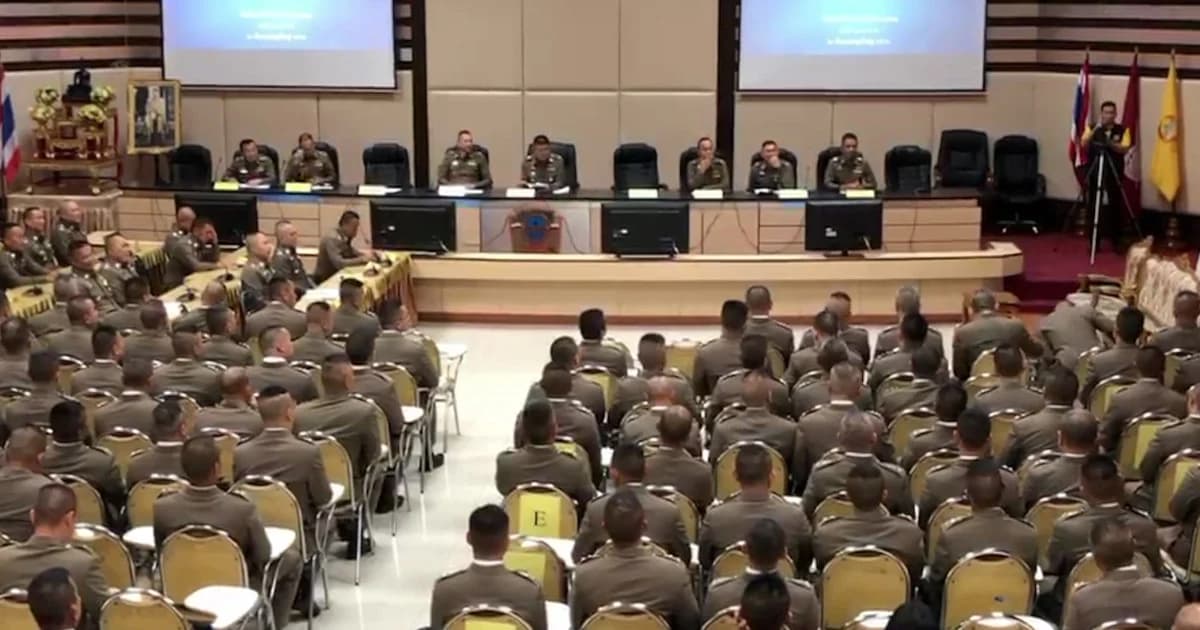 มอบนโยบาย ตร.ใหม่ บช.น. พร้อมปฏิบัติหน้าที่ช่วงเลือกตั้งและพระราชพิธีบรมราชาภิเษก