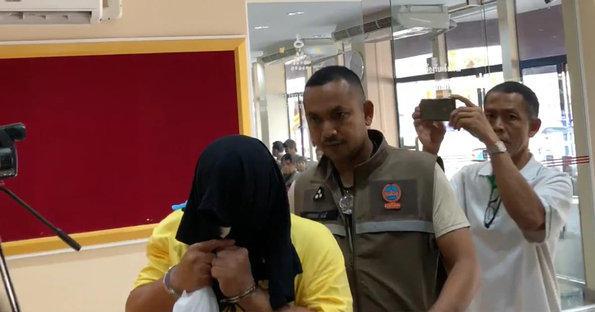 คุมตัวผู้ต้องหาฆ่าปาดคอ ฝากขังศาลอาญารัชดา