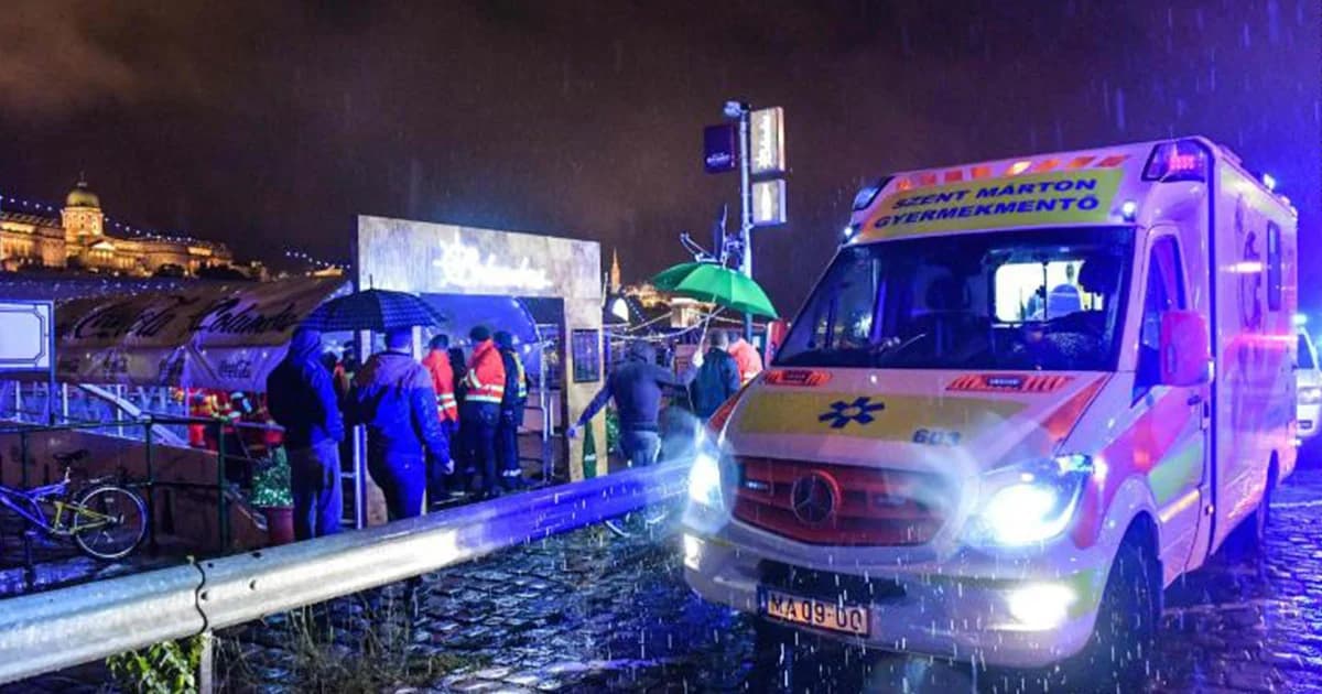 เรือล่มกลางแม่น้ำดานูบ ประเทศฮังการี นักท่องเที่ยวดับ 7 ศพ สูญหายอีก 16 คน