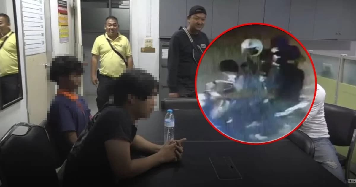 รวบ 4 โจ๋ควงมีดปล้นเหยื่อกลางปั๊มน้ำมัน อ้างเมาอยากได้ทรัพย์สิน